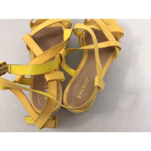 Bamboo Platform Resort Sandals Womens 7 - Picture 8 of 8